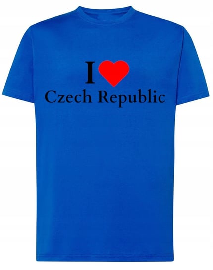 T-Shirt I Love Czech Republic Kocham Czechy Państwa r.L Inna marka