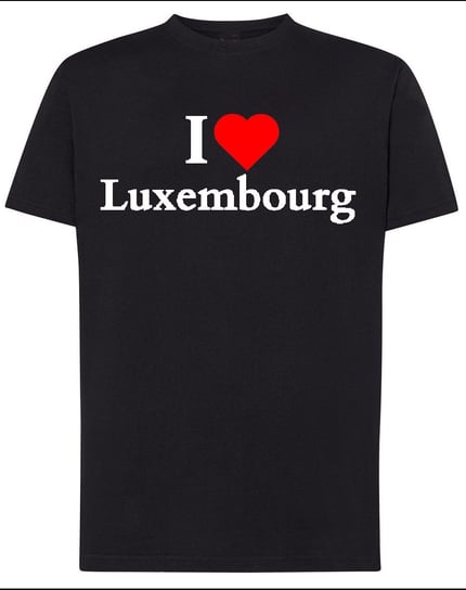 T-Shirt I Love Luxembourg Luksemburg Miłość r.3XL Inna marka