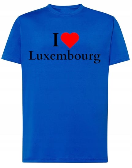 T-Shirt I Love Luxembourg Luksemburg Miłość r.M Inna marka