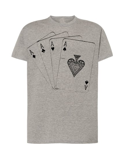 T-Shirt Karty Kareta AS Poker Rozm.3XL Inna marka