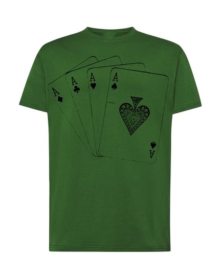 T-Shirt Karty Kareta AS Poker Rozm.S Inna marka