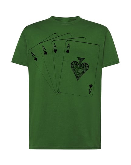 T-Shirt Karty Kareta AS Poker Rozm.XS Inna marka