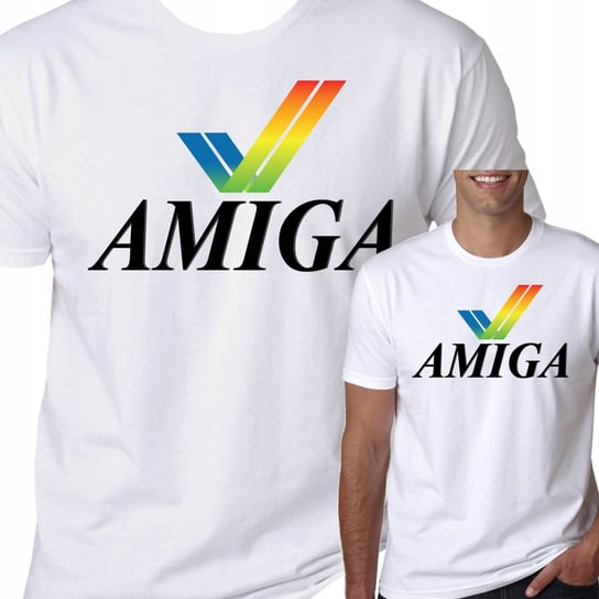 T-Shirt KOSZULKA AMIGA RETRO PREZENT GRA L 0253 Inna marka