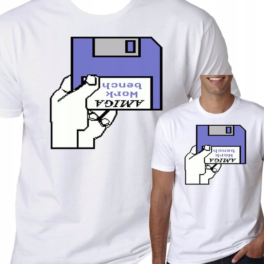 T-Shirt Koszulka Amiga Retro Prezent Gra L 0254 Inna marka