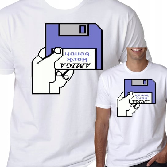 T-Shirt KOSZULKA AMIGA RETRO PREZENT GRA M 0254 Inna marka