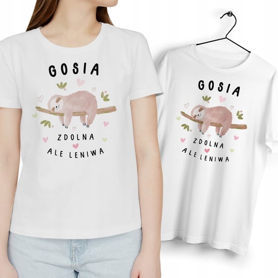 T-Shirt koszulka biała Dla Gosi Małgorzaty Na Prezent Urodziny z Nadrukiem Inna marka