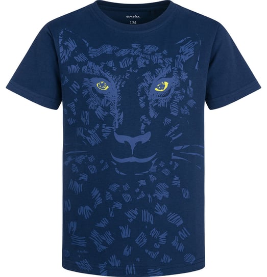 T-shirt Koszulka Bluzka dziecięca chłopięca 134 Bawełniana Granat Puma Endo Endo