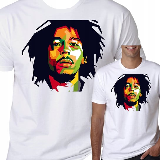 T-Shirt Koszulka Bob Marley Rasta Reggae L 0810 Inna marka