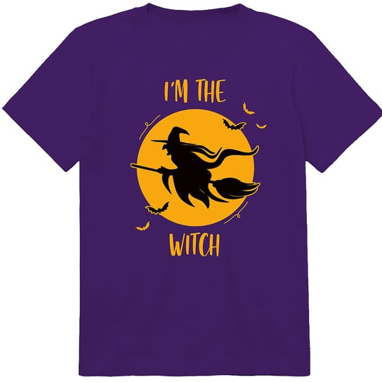 T-SHIRT KOSZULKA DLA DZIECKA HALLOWEEN CZAROWNICA I'M THE WITCH 104 JAKOŚĆ PolskaKoszulka