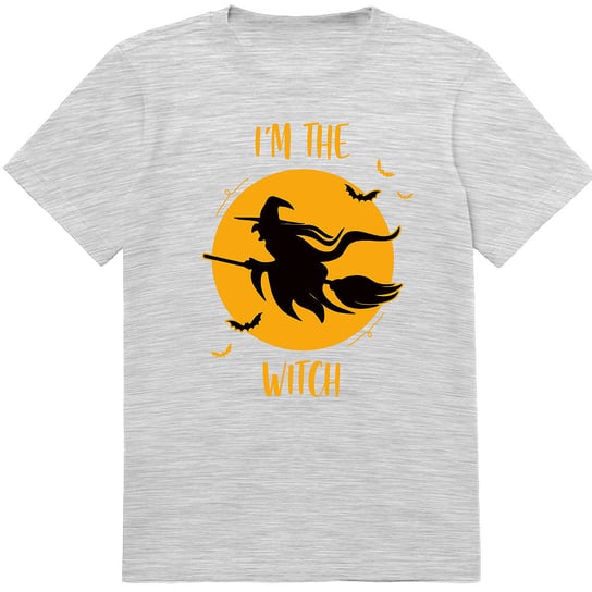 T-SHIRT KOSZULKA DLA DZIECKA HALLOWEEN CZAROWNICA I'M THE WITCH 116 JAKOŚĆ PolskaKoszulka