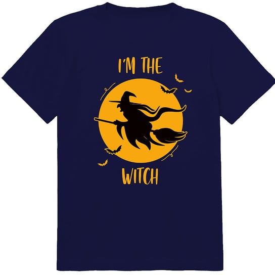 T-SHIRT KOSZULKA DLA DZIECKA HALLOWEEN CZAROWNICA I'M THE WITCH 116 JAKOŚĆ PolskaKoszulka