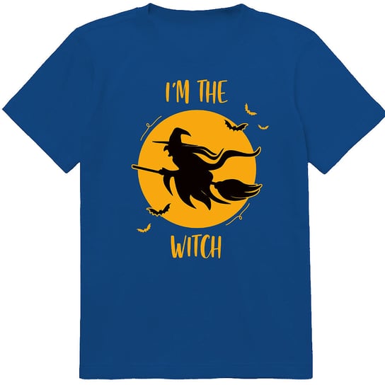 T-SHIRT KOSZULKA DLA DZIECKA HALLOWEEN CZAROWNICA I'M THE WITCH 164 JAKOŚĆ PolskaKoszulka