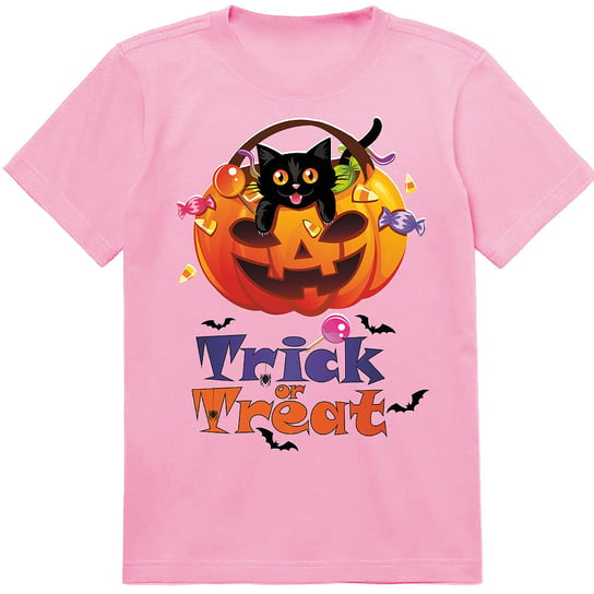 T-SHIRT KOSZULKA DLA DZIECKA HALLOWEEN SŁODYCZE ALBO PSIKUS 104 JAKOŚĆ PolskaKoszulka