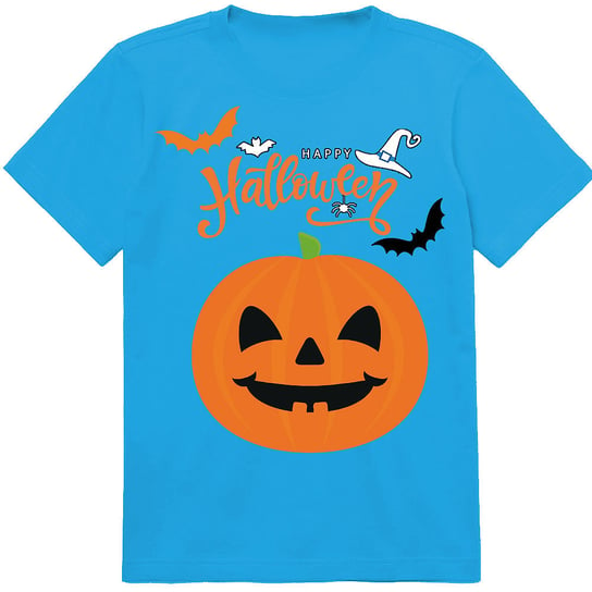 T-SHIRT KOSZULKA DLA DZIECKA HAPPY HALLOWEEN DYNIA 140 JAKOŚĆ PolskaKoszulka