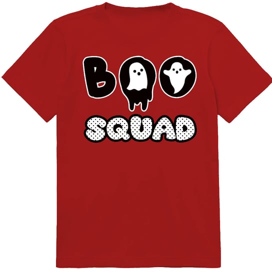 T-SHIRT KOSZULKA DLA DZIECKA Z NADRUKIEM HALLOWEEN BOO SQUAD 116 JAKOŚĆ PolskaKoszulka