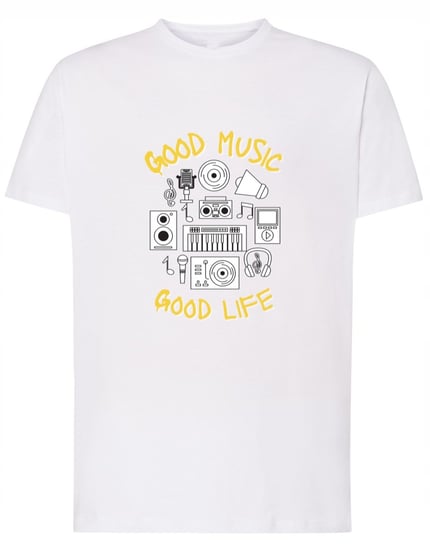 T-Shirt koszulka Dobra Muzyka Dobre Życie r.M Inna marka