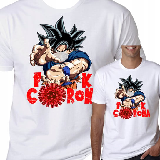 T-Shirt Koszulka Dragon Ball Corona Covid L 0335 Inna marka