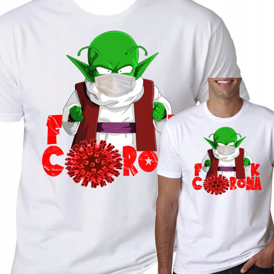 T-Shirt KOSZULKA DRAGON BALL CORONA COVID S 0331 Inna marka
