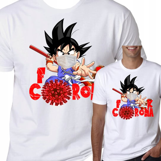 T-Shirt Koszulka Dragon Ball Corona Covid S 0333 Inna marka