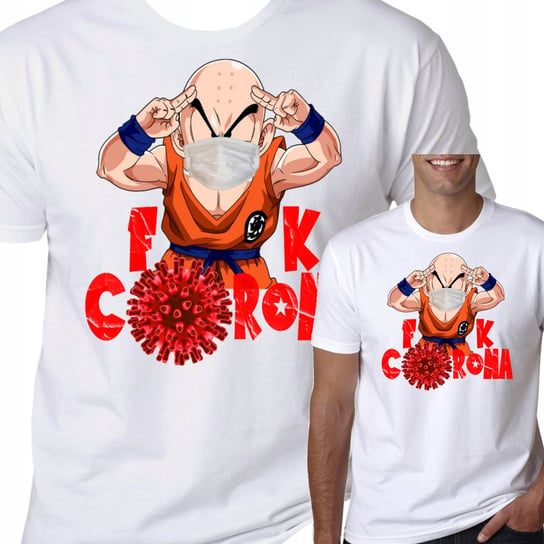 T-Shirt KOSZULKA DRAGON BALL CORONA COVID S 0334 Inna marka