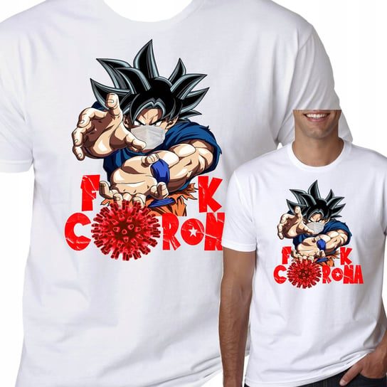 T-Shirt Koszulka Dragon Ball Corona Covid Xxl 0335 Inna marka