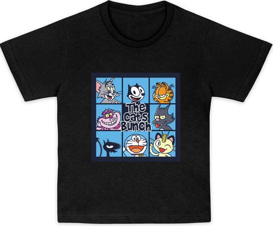 T-SHIRT KOSZULKA DZIECIĘCA BAWEŁNIANA KOTY TOM JERRY R-128 134 A653 DonWitold