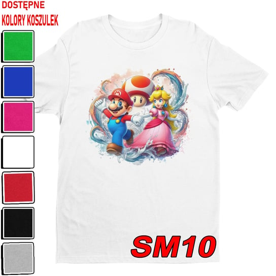 T-SHIRT KOSZULKA DZIECIĘCA SUPER MARIO BROS BAJKI GRY LUIGI -XXXS 86-98 Inna marka