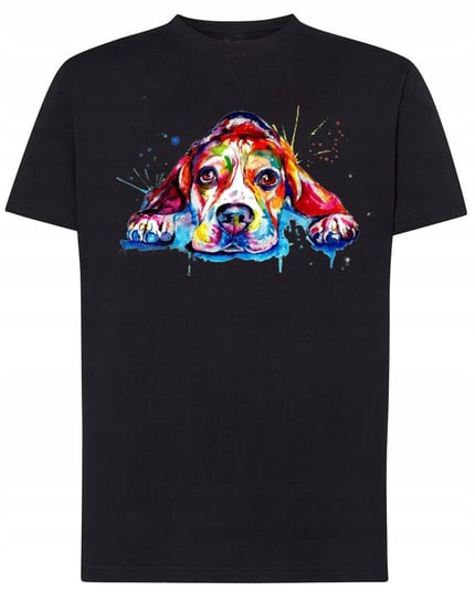 T-Shirt koszulka fajny nadruk Beagle r.XL Inna marka