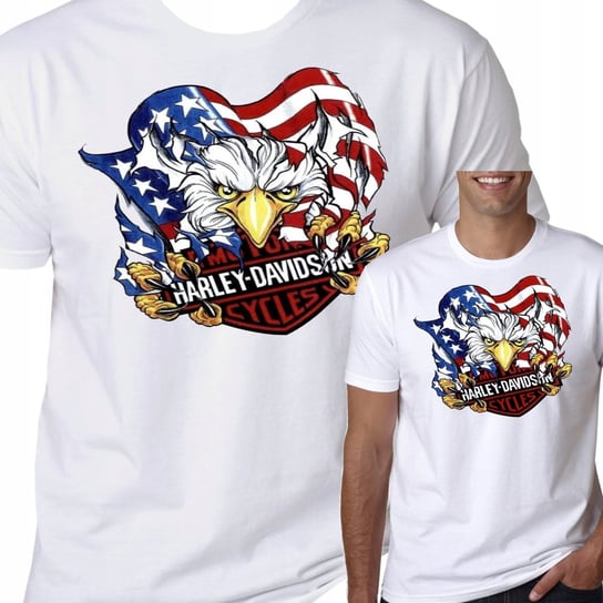 T-Shirt Koszulka Harley Davidson Na Motor M 0401 Inna marka