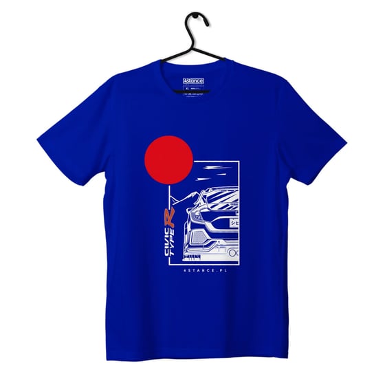T-shirt koszulka Honda Civic Type R niebieska-XS ProducentTymczasowy