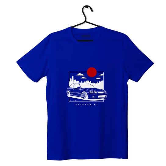 T-shirt koszulka Honda Civic VI JDM niebieska-L ProducentTymczasowy