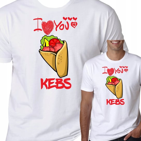T-Shirt Koszulka I Love Kebab Śmieszne Xxl 1017 Inna marka