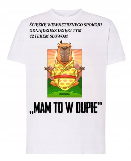 T-Shirt Koszulka Kapibara Medytacja XL Inna marka