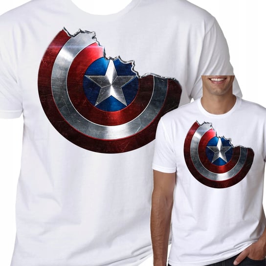 T-Shirt KOSZULKA KAPITAN AMERYKA MARVEL L 0428 Inna marka