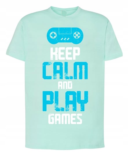 T-Shirt Koszulka Keep Calm and Play r.XXL Inna marka