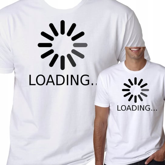 T-Shirt KOSZULKA LOADING WINDOWS ŚMIESZNE M 1025 Inna marka