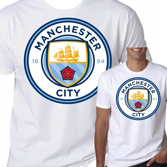 T-Shirt KOSZULKA MANCHESTER CITY PREZENT M 0163 Inna marka