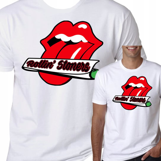 T-Shirt Koszulka Marihuana Rollin Stones S 0380 Inna marka