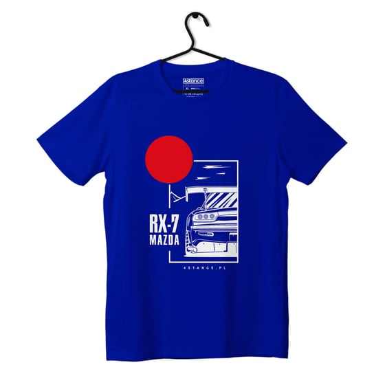 T-shirt koszulka Mazda RX-7 niebieska-XL ProducentTymczasowy