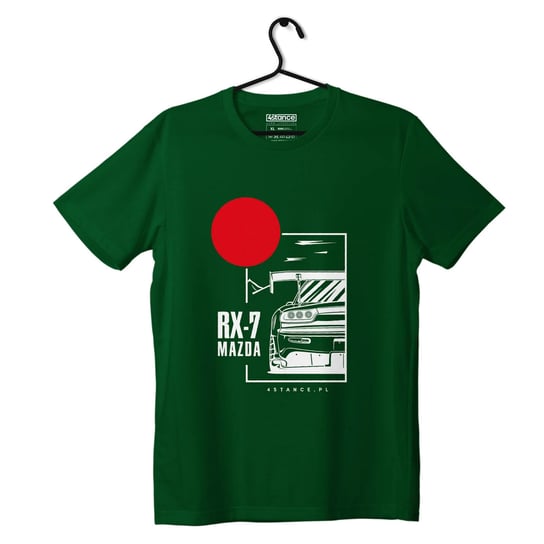 T-shirt koszulka Mazda RX-7 zielona-XL ProducentTymczasowy