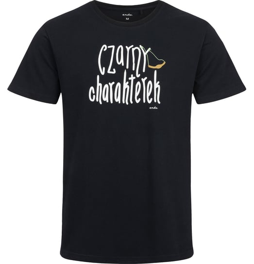 T-shirt Koszulka męska bawełna czarny L  Czarny charakter czarna Endo Endo
