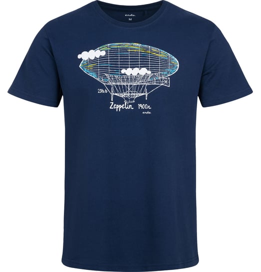 T-shirt Koszulka męska bawełna Grantowa XXL Sterowiec Zeppelin Endo Endo