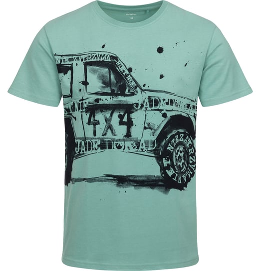 T-shirt Koszulka męska bawełna zielona L Off Road 4x4 4wd bawełniana Endo Endo