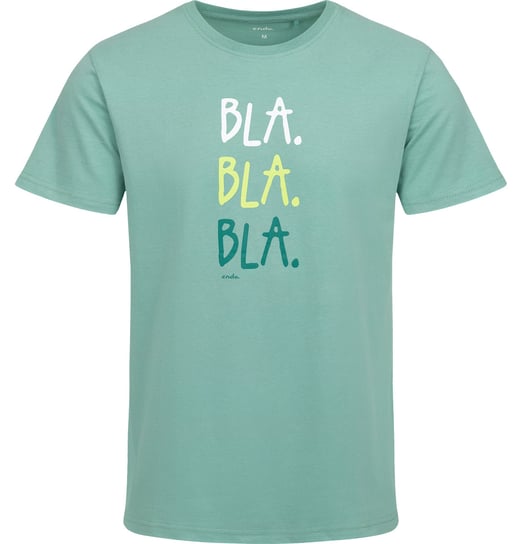 T-shirt Koszulka męska bawełna zielony L BLA BLA BLA...  Endo Endo