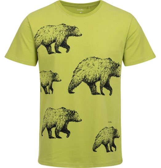 T-shirt Koszulka męska  bawełniana zielona L stado niedźwiedzi  Endo Endo