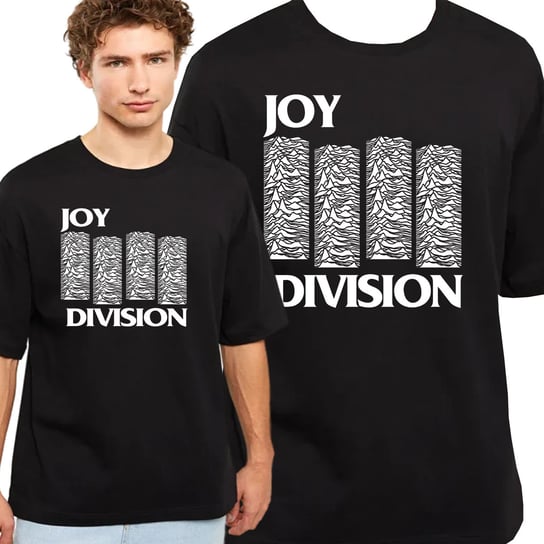 T-SHIRT Koszulka Męska JOY DIVISION Curtis Post Punk Gothic L 3366 CZARNA JHK