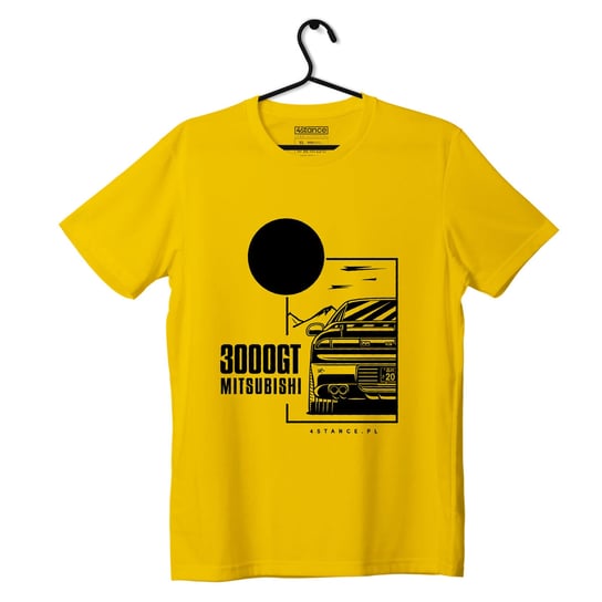 T-shirt koszulka Mitsubishi 3000GT żółta-3XL ProducentTymczasowy
