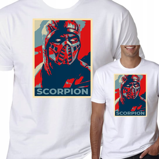 T-Shirt Koszulka Mortal Kombat Scorpion L 1193 Inna marka