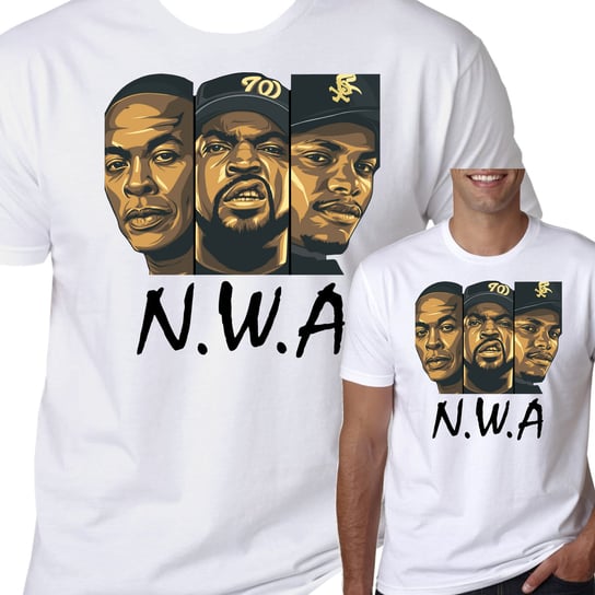 T-Shirt Koszulka N.W.A Straight Outta Rap M 0845 Inna marka