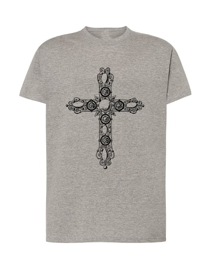 T-Shirt koszulka nadruk Gotycki krzyż Rozm.XL Inna marka